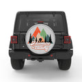 ADVENTURE IS CALLING WHITE TIRE COVER