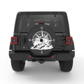 ADVENTURE OFF ROAD COMPASS BLACK CARBON FIBER TIRE COVER