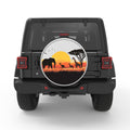 AFRICAN WILDLIFE BLACK TIRE COVER