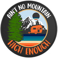 AINT NO MOUNTAIN HIGH ENOUGH BLACK TIRE COVER