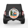 AINT NO MOUNTAIN HIGH ENOUGH PEARL  WHITE CARBON FIBER TIRE COVER