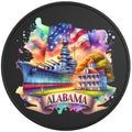 ALABAMA BLACK TIRE COVER