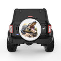 ALIGATOR WHITE TIRE COVER