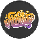 ALOHA BLACK CARBON FIBER TIRE COVER