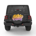 ALOHA PEARL  WHITE CARBON FIBER TIRE COVER