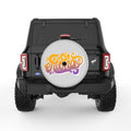 ALOHA SILVER CARBON FIBER TIRE COVER