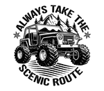 ALWAYS TAKE THE SCENIC ROUTE 20 OZ TUMBLER