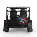 ALWAYS A SOLDIER BLACK CARBON FIBER TIRE COVER FOR MOKE