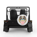 AMERICAN PRIDE EAGLE WHITE TIRE COVER FOR MOKE