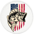 AMERICAN BASS FISH BLACK TIRE COVER