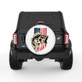 AMERICAN BASS FISH WHITE TIRE COVER