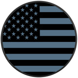 AMERICAN FLAG AREA 51 BLACK TIRE COVER