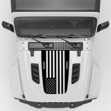 AMERICAN FLAG BLACKOUT WRANGLER HOOD DECALS