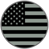 AMERICAN FLAG CACTUS GRAY SILVER CARBON FIBER TIRE COVER