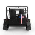 AMERICAN FLAG CROSS BLACK TIRE COVER FOR MOKE