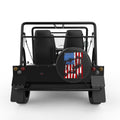 AMERICAN FLAG EAGLE BLACK CARBON FIBER TIRE COVER FOR MOKE