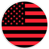 AMERICAN FLAG RACE RED PEARL  WHITE CARBON FIBER TIRE COVER