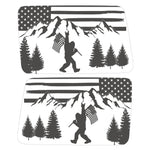 AMERICAN FLAG SASQUATCH QUARTER WINDOW DRIVER & PASSENGER DECALS