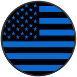 AMERICAN FLAG VELOCITY BLUE BLACK TIRE COVER