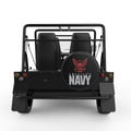 AMERICA S NAVY BLACK TIRE COVER FOR MOKE