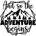 AND SO THE ADVENTURE BEGINS