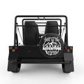 AND SO THE ADVENTURE BEGINS BLACK CARBON FIBER TIRE COVER FOR MOKE
