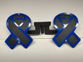 AWARENESS RIBBONS FOOT PEGS FOR JEEP WRANGLER AND JEEP GLADIATOR in Blue Color