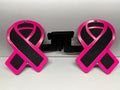 AWARENESS RIBBONS FOOT PEGS FOR JEEP WRANGLER AND JEEP GLADIATOR in Pink Color