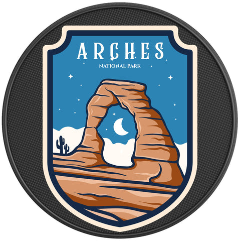 ARCHES PEARL  WHITE CARBON FIBER TIRE COVER