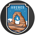 ARCHES BLACK TIRE COVER