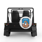 ARCHES WHITE TIRE COVER FOR MOKE