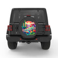 ARIZONA PEARL  WHITE CARBON FIBER TIRE COVER
