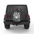 ARIZONA COMPILATION PEARL  WHITE CARBON FIBER TIRE COVER