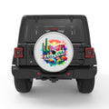 ARIZONA SILVER CARBON FIBER TIRE COVER