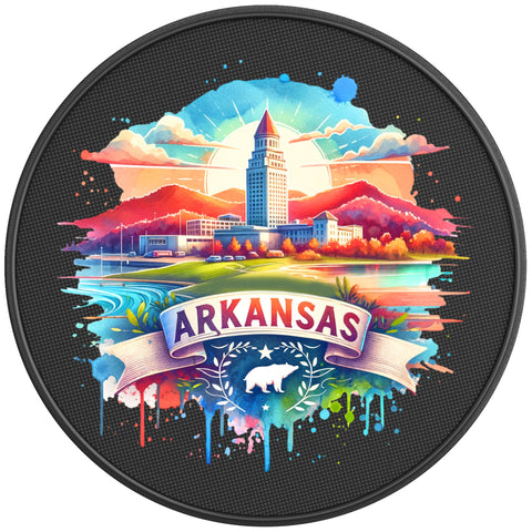 ARKANSAS BLACK CARBON FIBER TIRE COVER