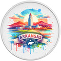 ARKANSAS WHITE TIRE COVER