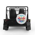 ARKANSAS WHITE CARBON FIBER TIRE COVER FOR MOKE