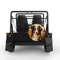 AUSTRALIAN SHEPHERD FALL BLACK TIRE COVER FOR MOKE