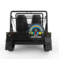 AUTISM IS MY SUPER POWER BLACK CARBON FIBER TIRE COVER FOR MOKE