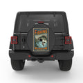 A BAD DAY FISHING BEATS A GOOD DAY OF WORK BLACK CARBON FIBER TIRE COVER