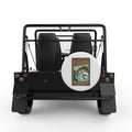 A BAD DAY FISHING BEATS A GOOD DAY OF WORK WHITE TIRE COVER FOR MOKE