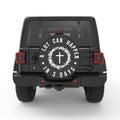 A LOT CAN HAPPEN IN THREE DAYS PEARL  WHITE CARBON FIBER TIRE COVER