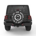 A LOT CAN HAPPEN IN THREE DAYS BLACK CARBON FIBER TIRE COVER