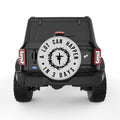 A LOT CAN HAPPEN IN THREE DAYS SILVER CARBON FIBER TIRE COVER