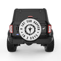 A LOT CAN HAPPEN IN THREE DAYS PEARL  WHITE CARBON FIBER TIRE COVER