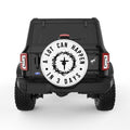 A LOT CAN HAPPEN IN THREE DAYS WHITE TIRE COVER