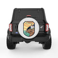 ACADIA PEARL  WHITE CARBON FIBER TIRE COVER