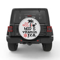 ALL I NEED IS VITAMIN SEA BLACK TIRE COVER