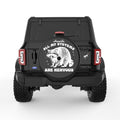 ALL MY SYSTEMS ARE NERVOUS BLACK TIRE COVER