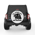 ALL MY SYSTEMS ARE NERVOUS PEARL  WHITE CARBON FIBER TIRE COVER